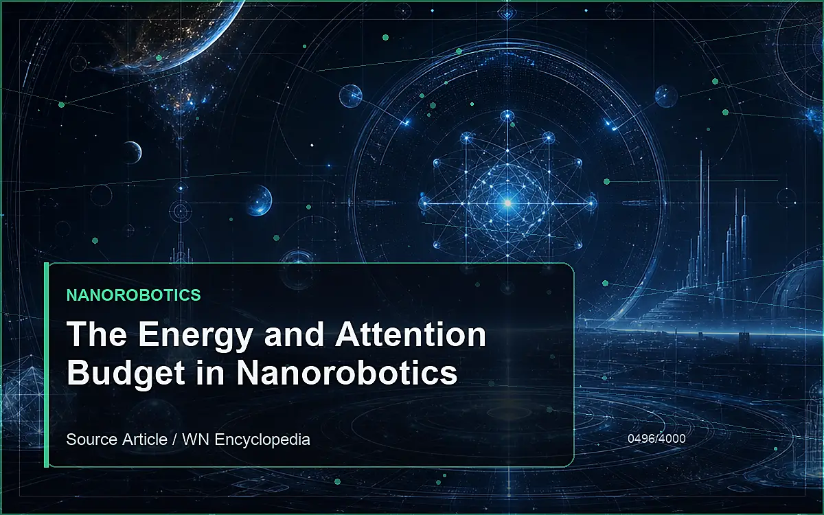 AI-generated encyclopedia reference image for The Energy and Attention Budget in Nanorobotics