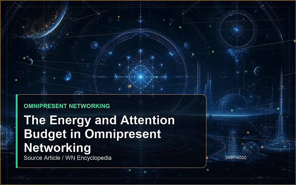 AI-generated encyclopedia reference image for The Energy and Attention Budget in Omnipresent Networking