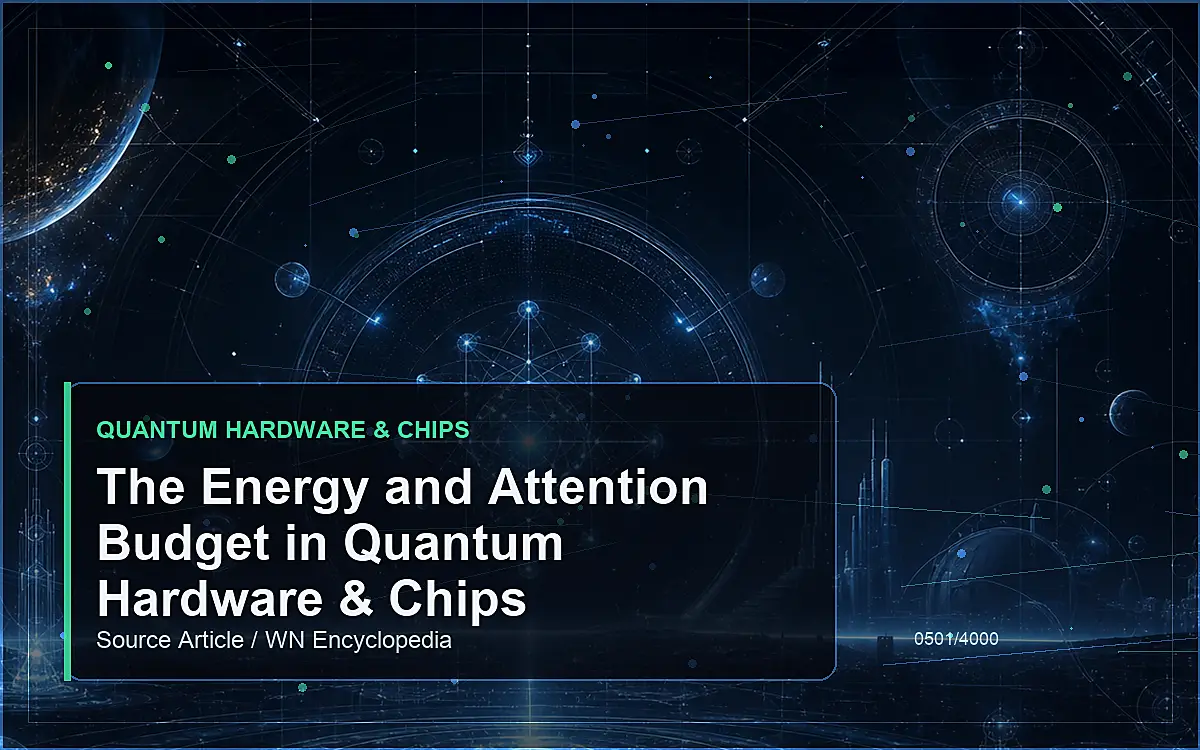 AI-generated encyclopedia reference image for The Energy and Attention Budget in Quantum Hardware & Chips