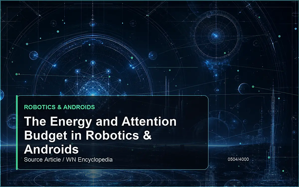 AI-generated encyclopedia reference image for The Energy and Attention Budget in Robotics & Androids