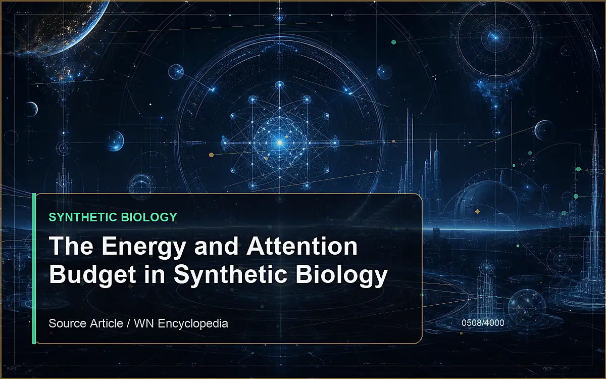 AI-generated encyclopedia reference image for The Energy and Attention Budget in Synthetic Biology