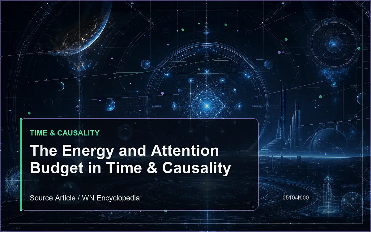 AI-generated encyclopedia reference image for The Energy and Attention Budget in Time & Causality