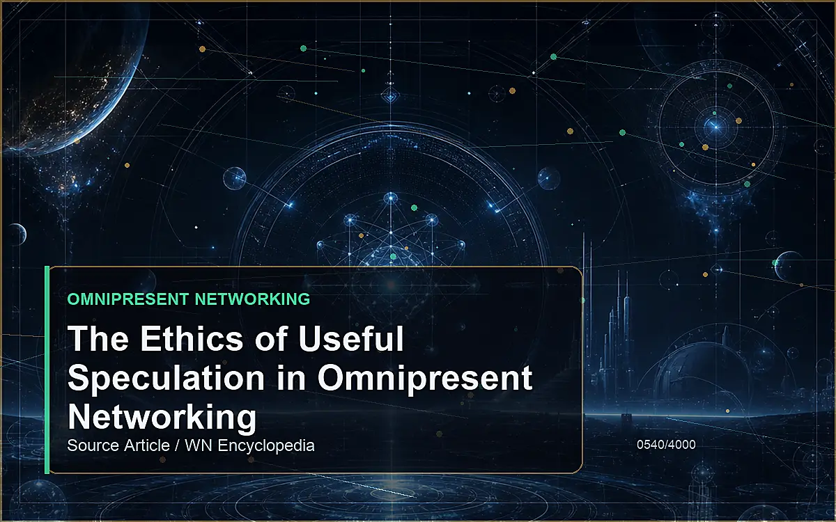 AI-generated encyclopedia reference image for The Ethics of Useful Speculation in Omnipresent Networking
