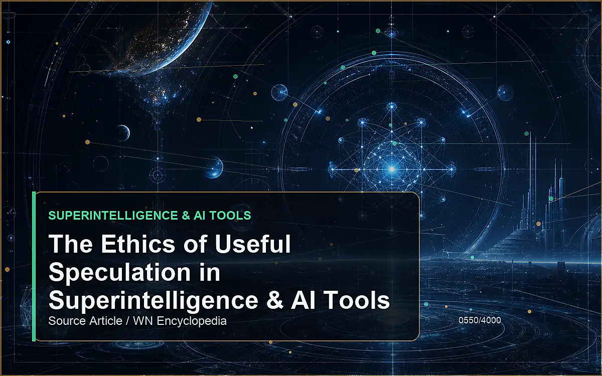 AI-generated encyclopedia reference image for The Ethics of Useful Speculation in Superintelligence & AI Tools