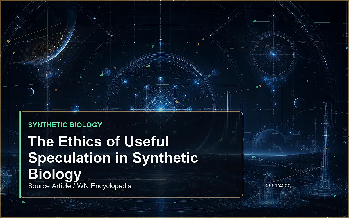 AI-generated encyclopedia reference image for The Ethics of Useful Speculation in Synthetic Biology