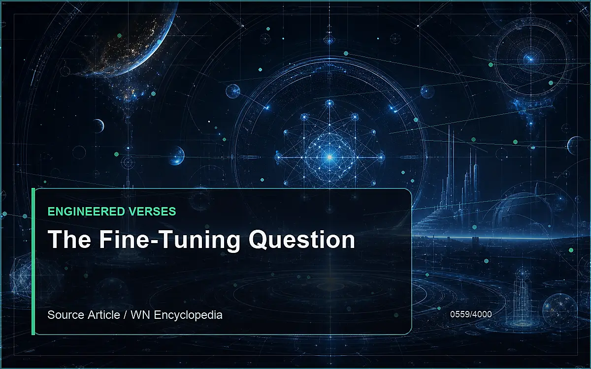 AI-generated encyclopedia reference image for The Fine-Tuning Question