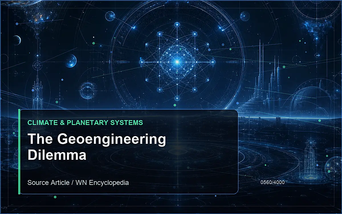 AI-generated encyclopedia reference image for The Geoengineering Dilemma