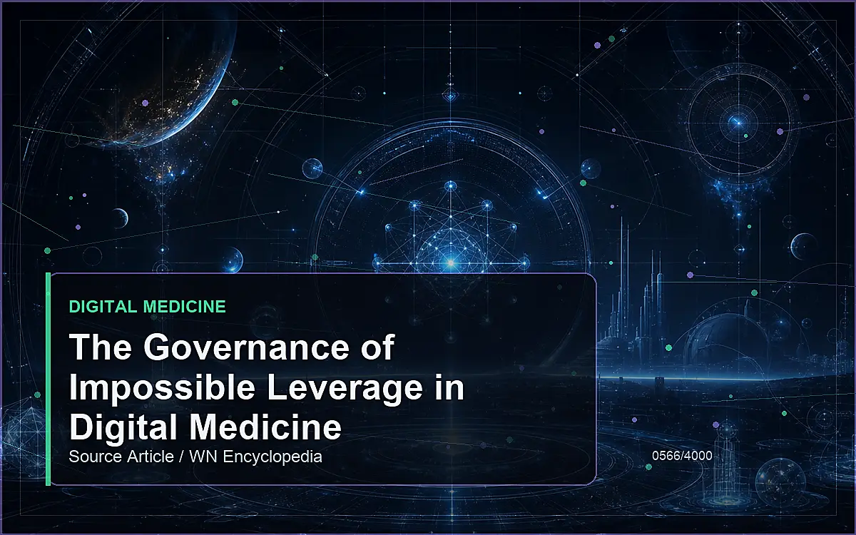 AI-generated encyclopedia reference image for The Governance of Impossible Leverage in Digital Medicine