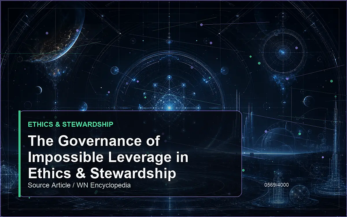 AI-generated encyclopedia reference image for The Governance of Impossible Leverage in Ethics & Stewardship
