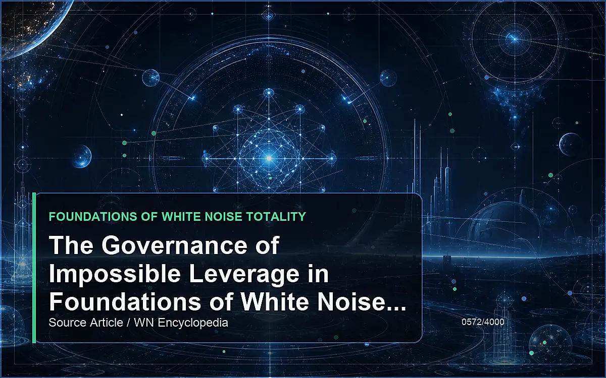 AI-generated encyclopedia reference image for The Governance of Impossible Leverage in Foundations of White Noise Totality