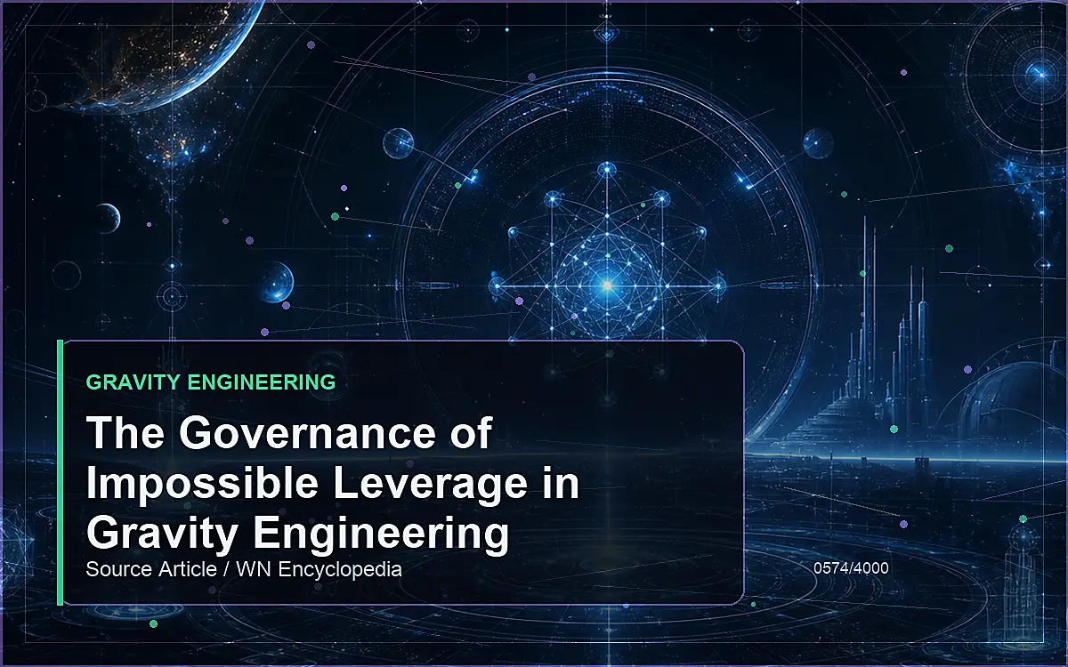 AI-generated encyclopedia reference image for The Governance of Impossible Leverage in Gravity Engineering