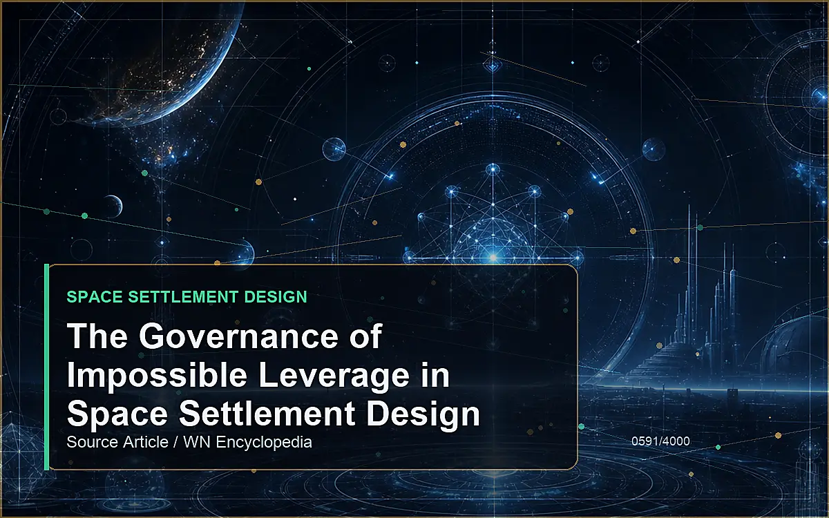 AI-generated encyclopedia reference image for The Governance of Impossible Leverage in Space Settlement Design