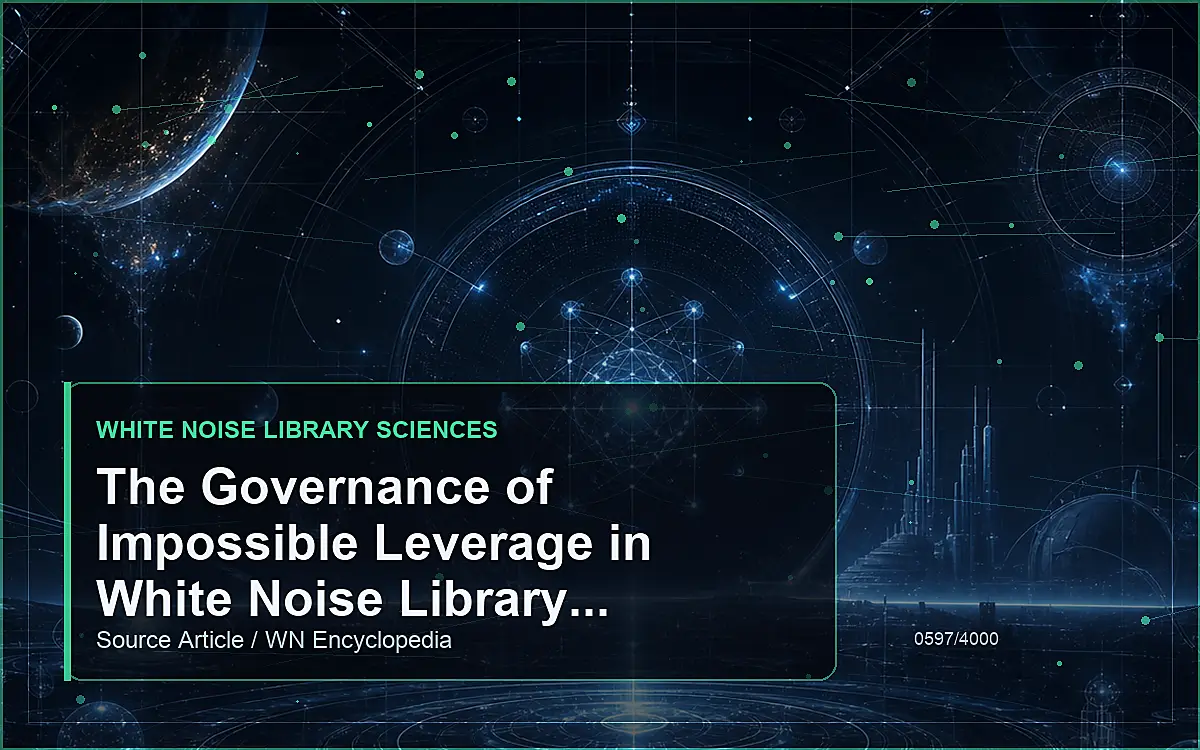 AI-generated encyclopedia reference image for The Governance of Impossible Leverage in White Noise Library Sciences