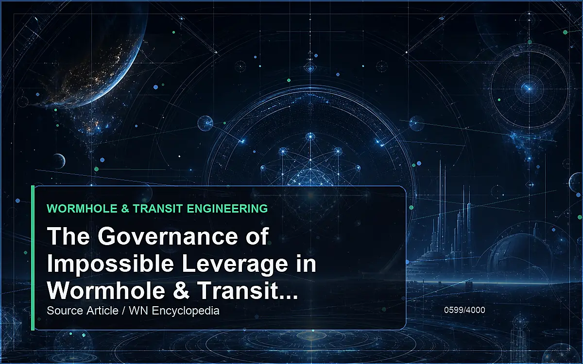 AI-generated encyclopedia reference image for The Governance of Impossible Leverage in Wormhole & Transit Engineering