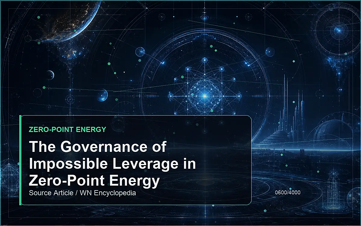 AI-generated encyclopedia reference image for The Governance of Impossible Leverage in Zero-Point Energy