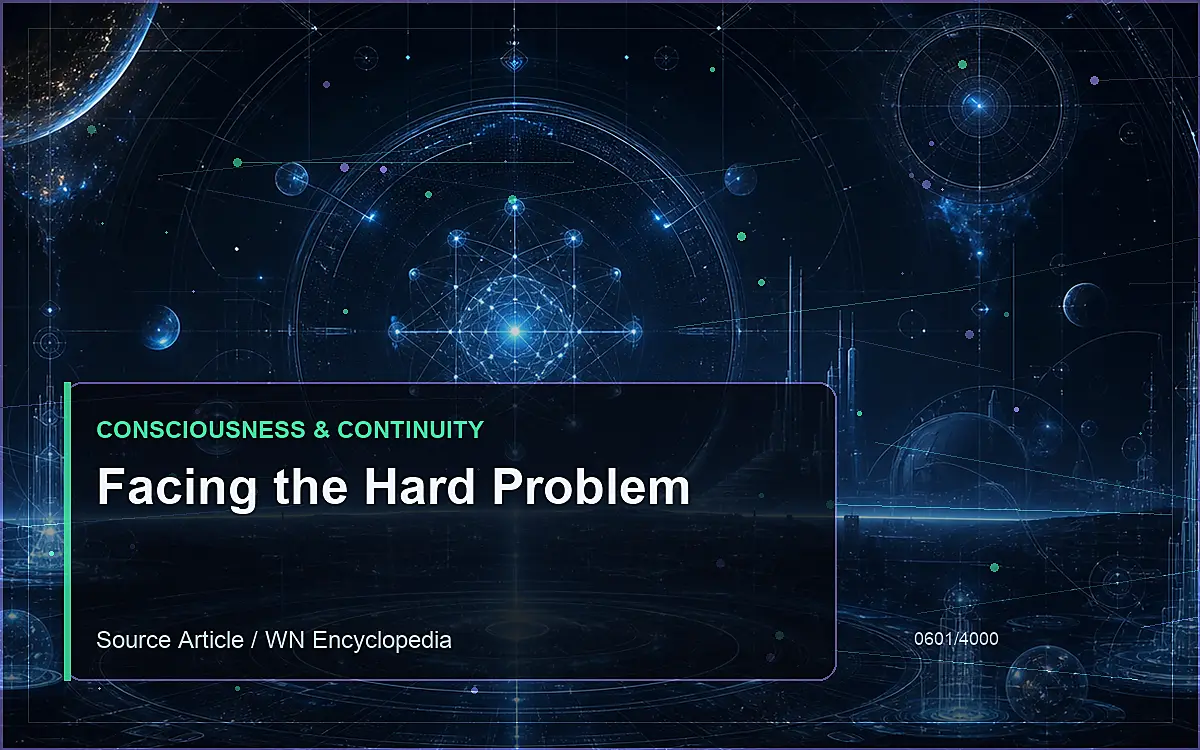 AI-generated encyclopedia reference image for Facing the Hard Problem