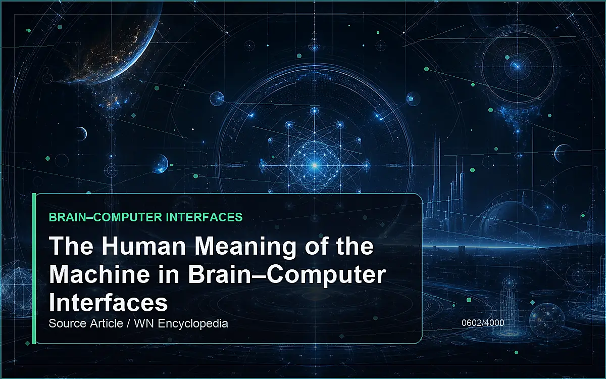 AI-generated encyclopedia reference image for The Human Meaning of the Machine in Brain–Computer Interfaces