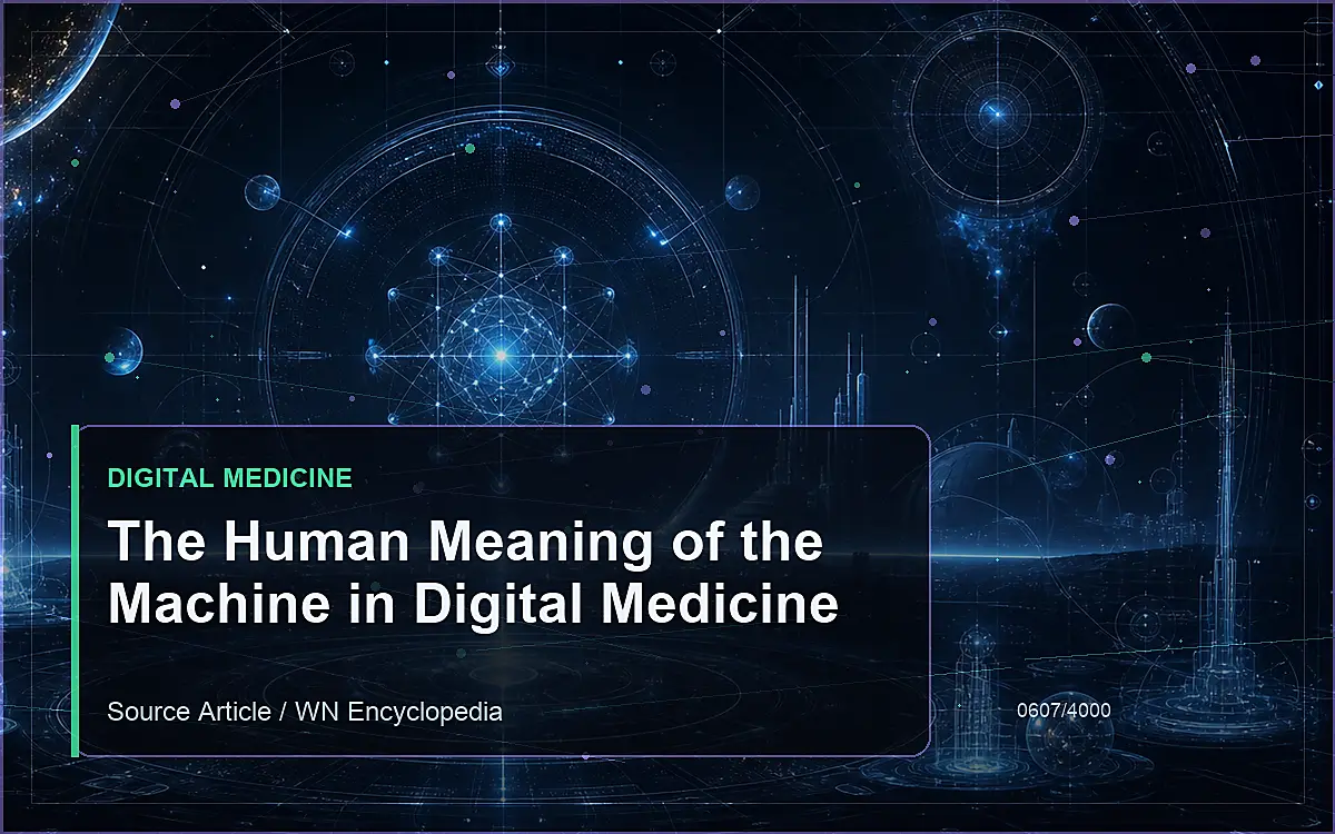 AI-generated encyclopedia reference image for The Human Meaning of the Machine in Digital Medicine