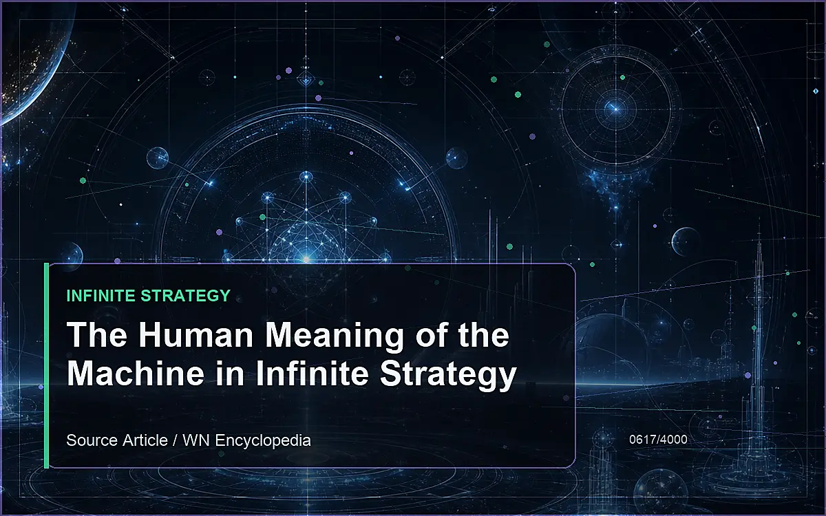 AI-generated encyclopedia reference image for The Human Meaning of the Machine in Infinite Strategy