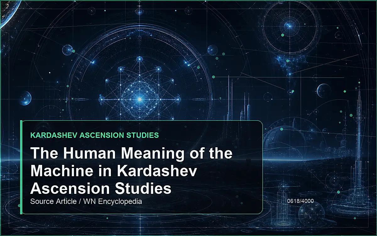 AI-generated encyclopedia reference image for The Human Meaning of the Machine in Kardashev Ascension Studies