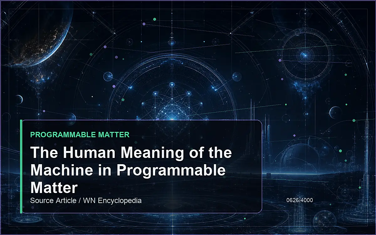 AI-generated encyclopedia reference image for The Human Meaning of the Machine in Programmable Matter