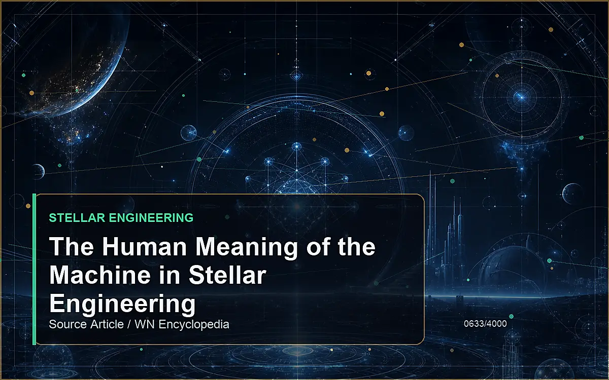 AI-generated encyclopedia reference image for The Human Meaning of the Machine in Stellar Engineering