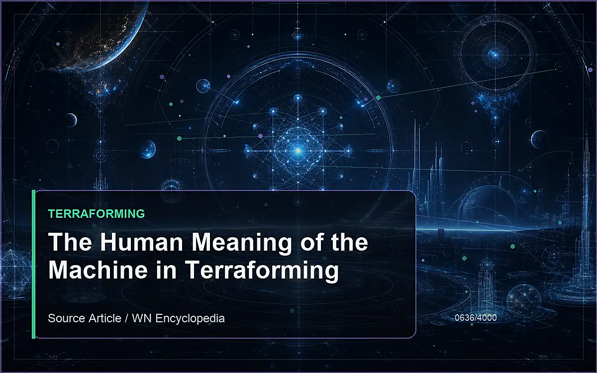 AI-generated encyclopedia reference image for The Human Meaning of the Machine in Terraforming