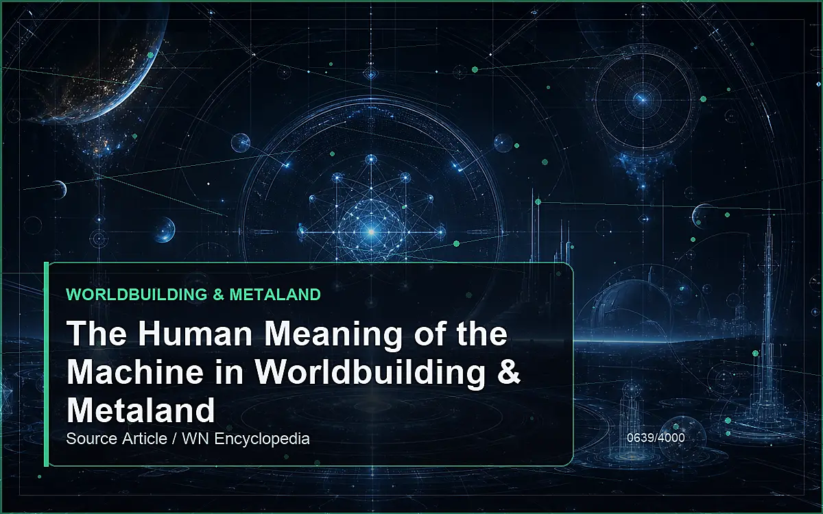 AI-generated encyclopedia reference image for The Human Meaning of the Machine in Worldbuilding & Metaland