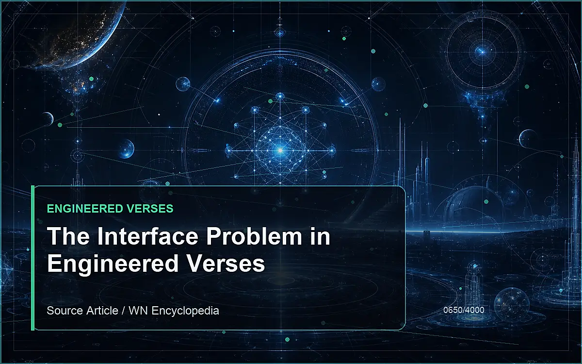 AI-generated encyclopedia reference image for The Interface Problem in Engineered Verses