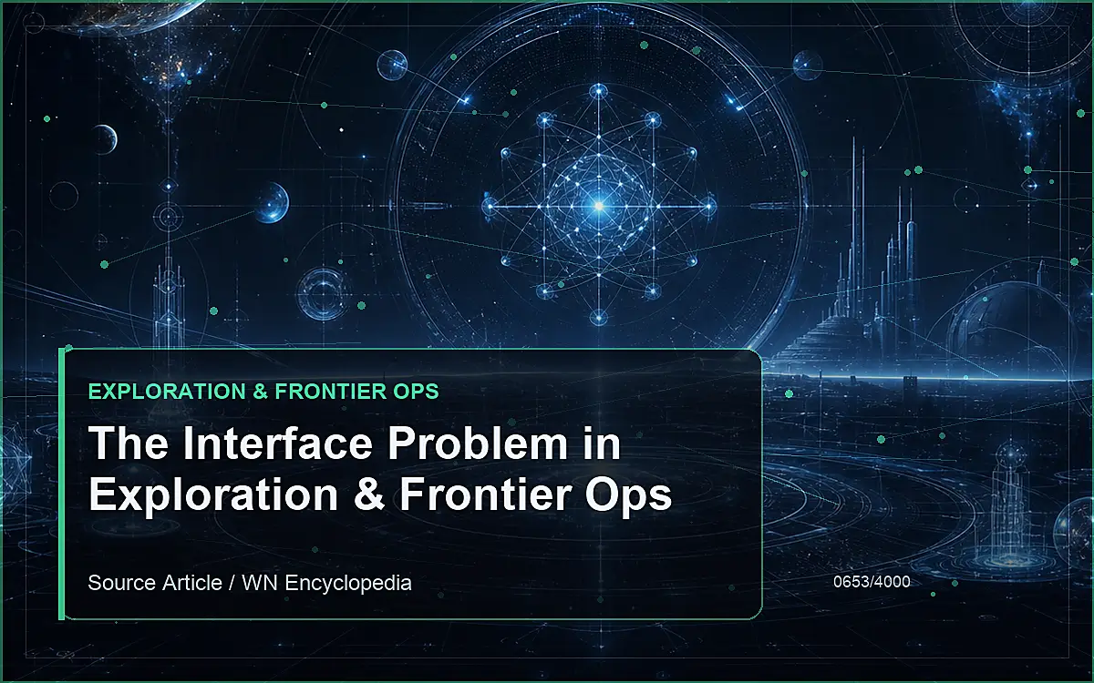 AI-generated encyclopedia reference image for The Interface Problem in Exploration & Frontier Ops