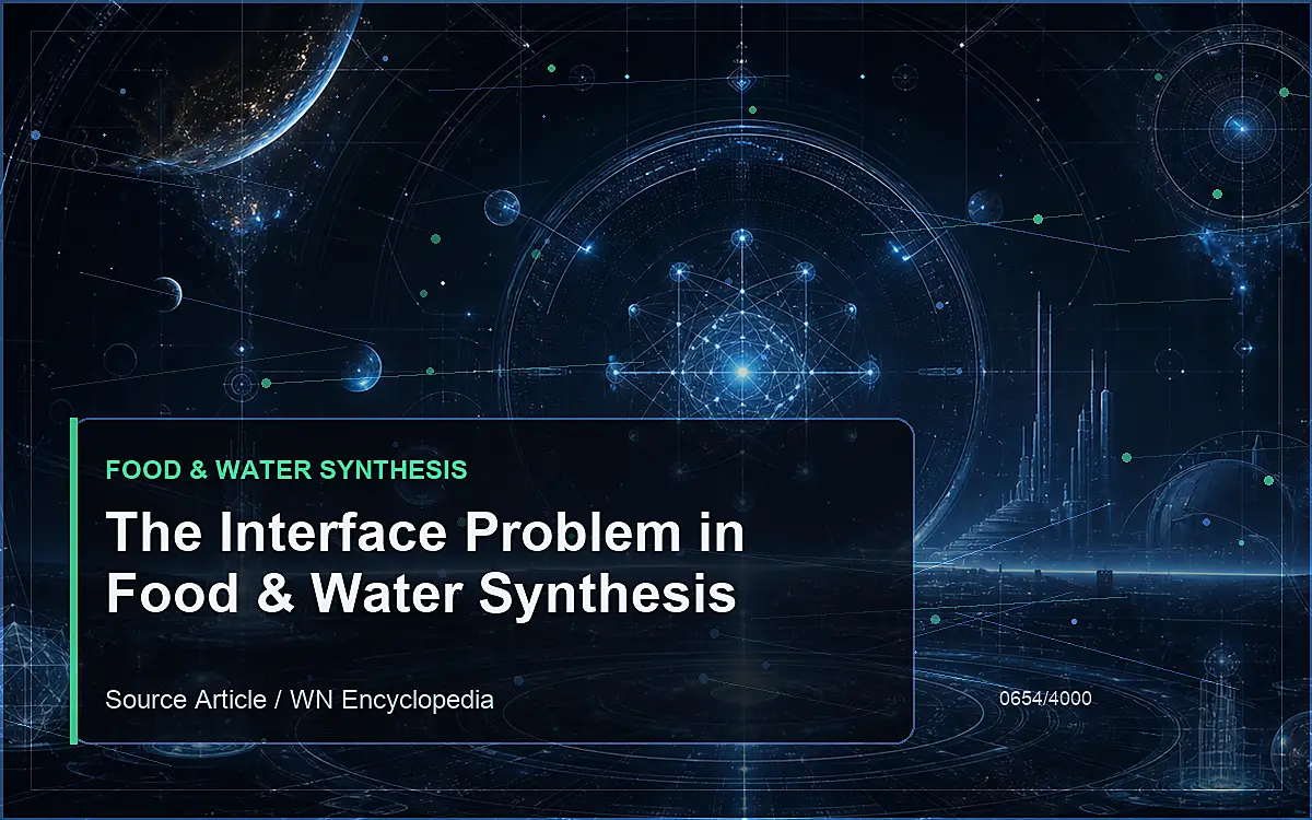 AI-generated encyclopedia reference image for The Interface Problem in Food & Water Synthesis