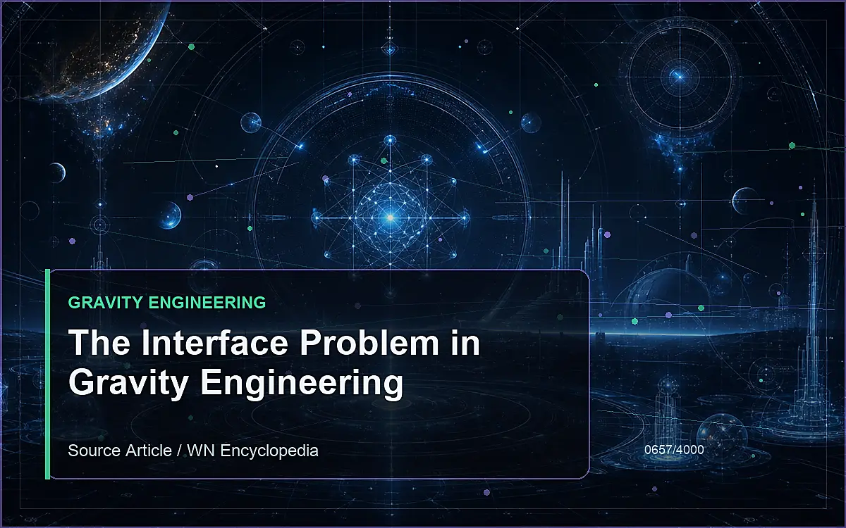AI-generated encyclopedia reference image for The Interface Problem in Gravity Engineering