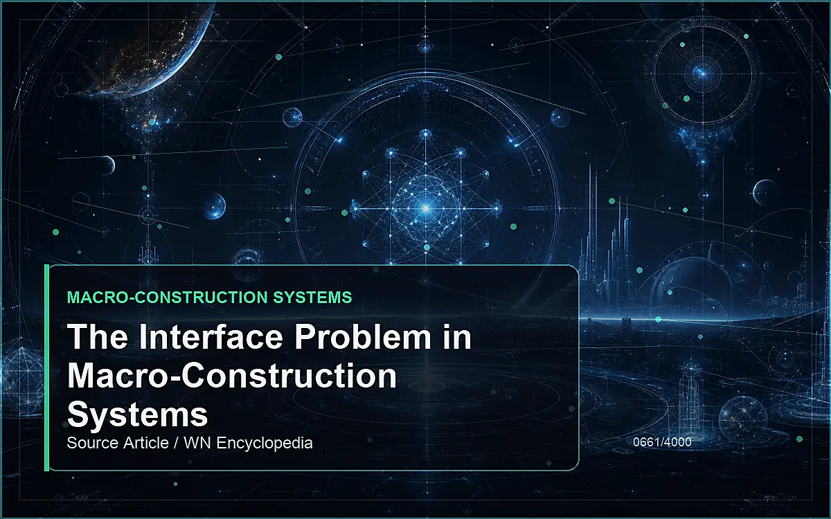 AI-generated encyclopedia reference image for The Interface Problem in Macro-Construction Systems