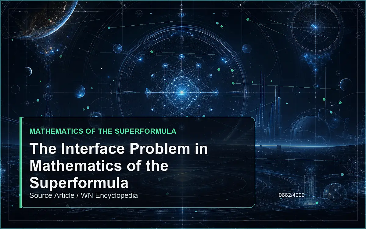 AI-generated encyclopedia reference image for The Interface Problem in Mathematics of the Superformula