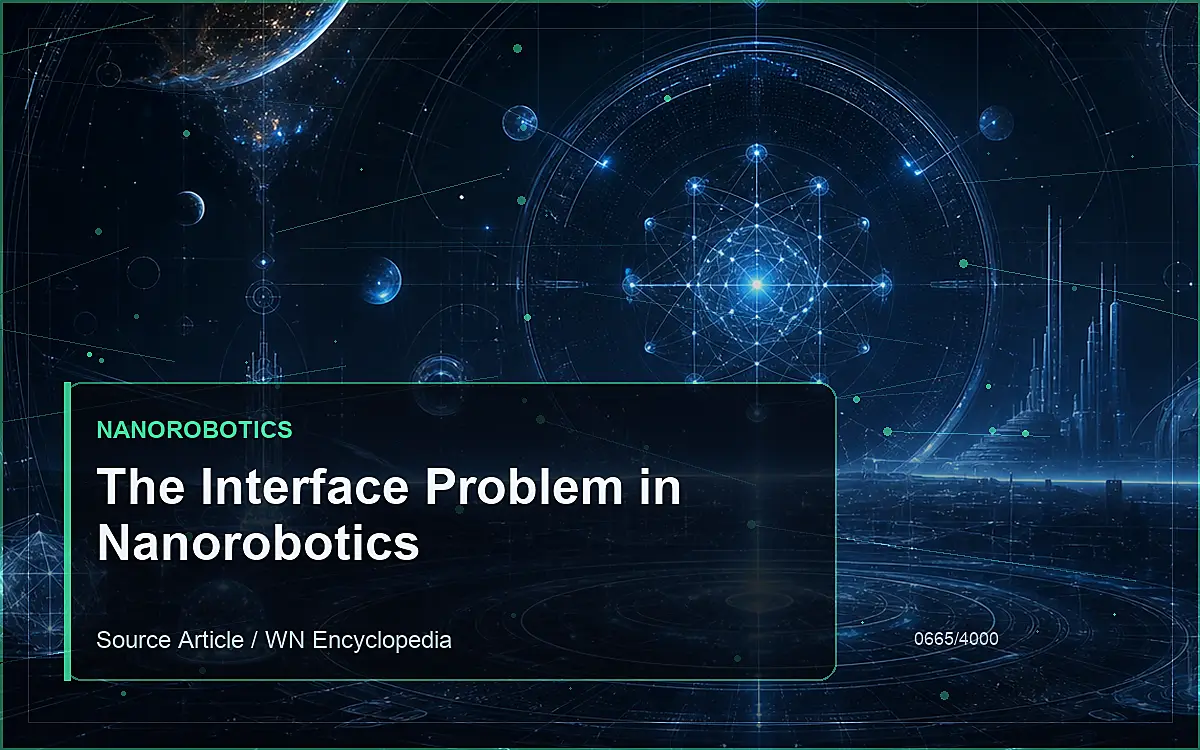 AI-generated encyclopedia reference image for The Interface Problem in Nanorobotics