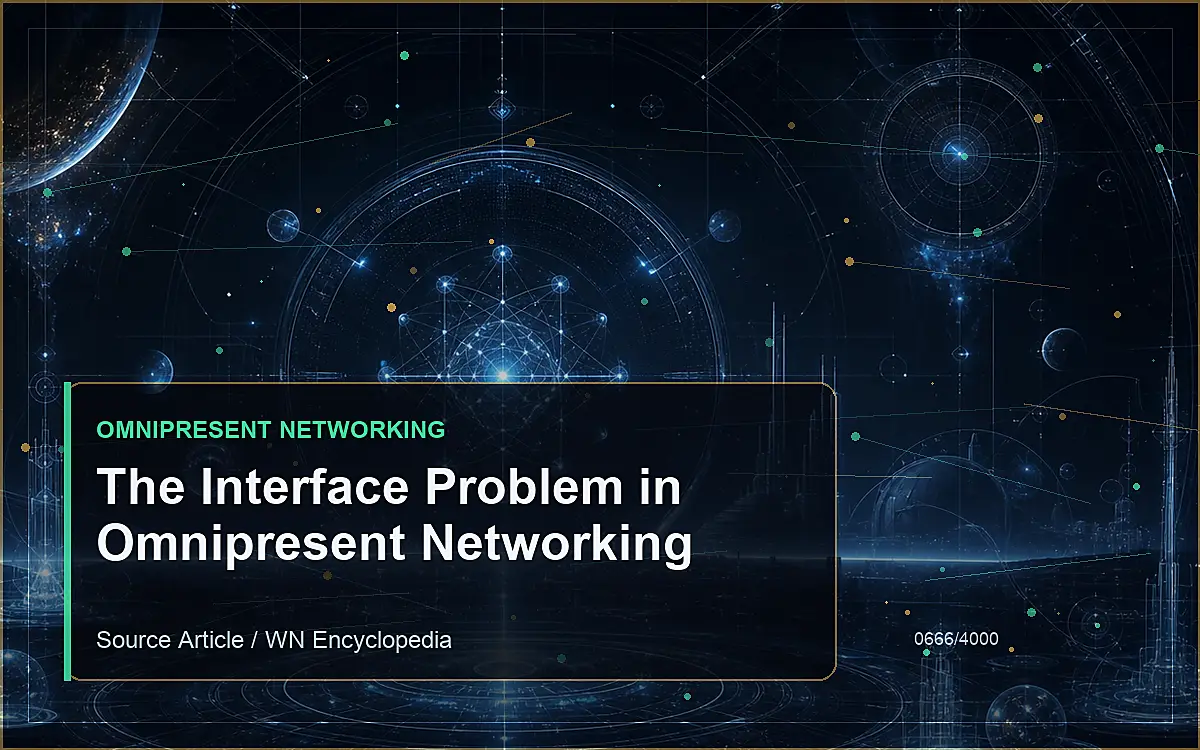 AI-generated encyclopedia reference image for The Interface Problem in Omnipresent Networking