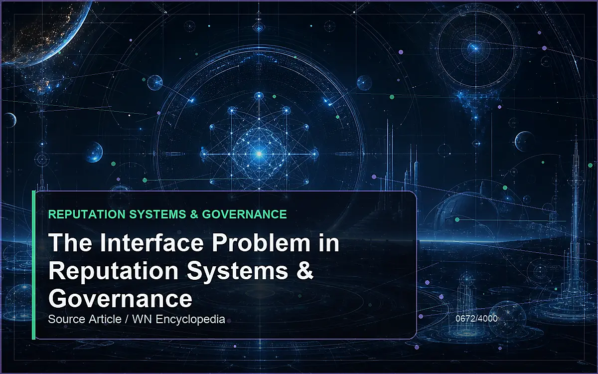 AI-generated encyclopedia reference image for The Interface Problem in Reputation Systems & Governance