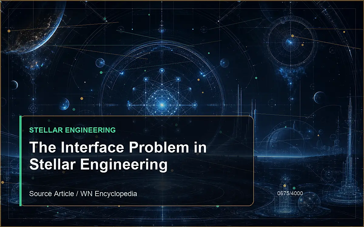 AI-generated encyclopedia reference image for The Interface Problem in Stellar Engineering