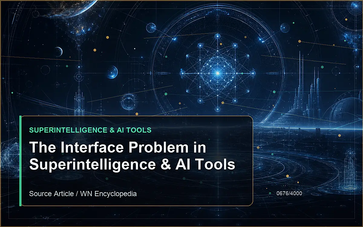 AI-generated encyclopedia reference image for The Interface Problem in Superintelligence & AI Tools