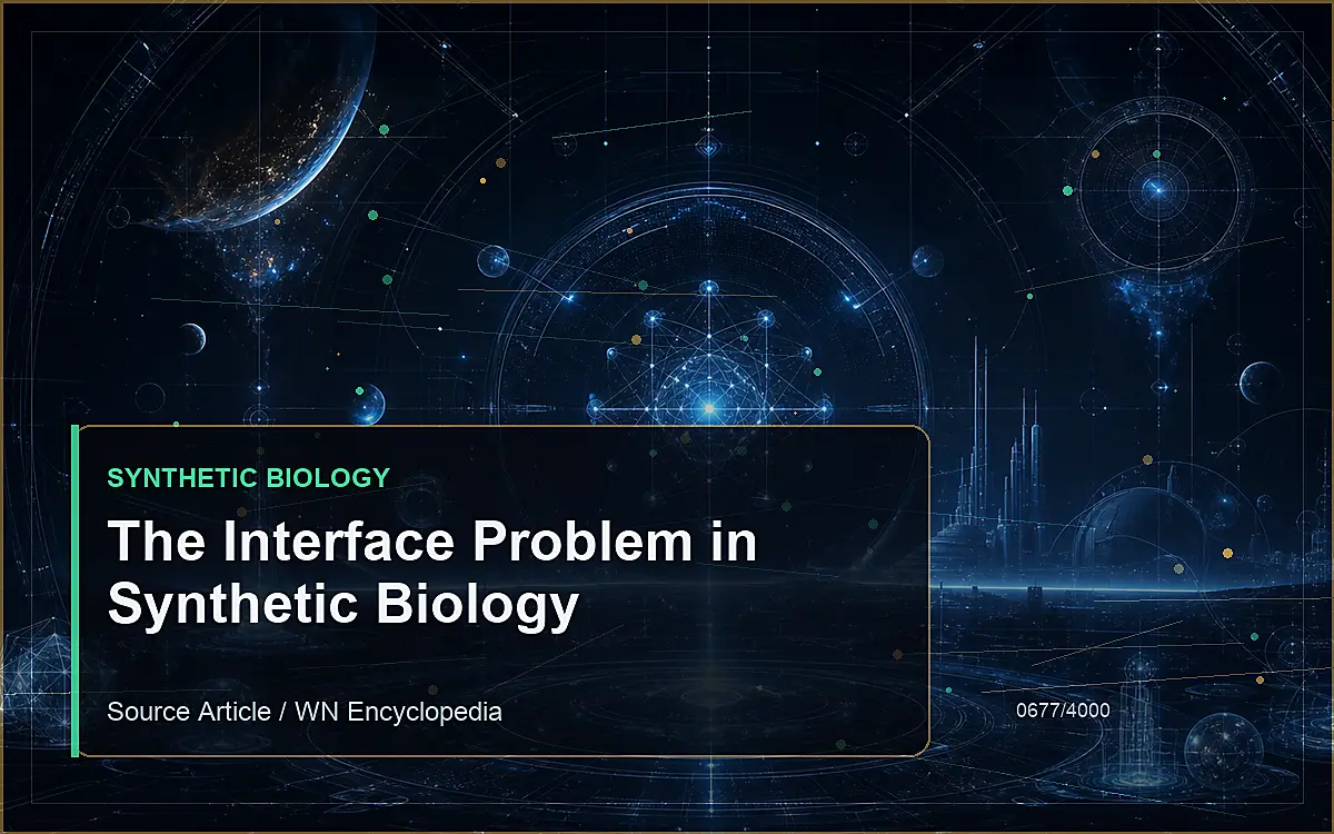 AI-generated encyclopedia reference image for The Interface Problem in Synthetic Biology