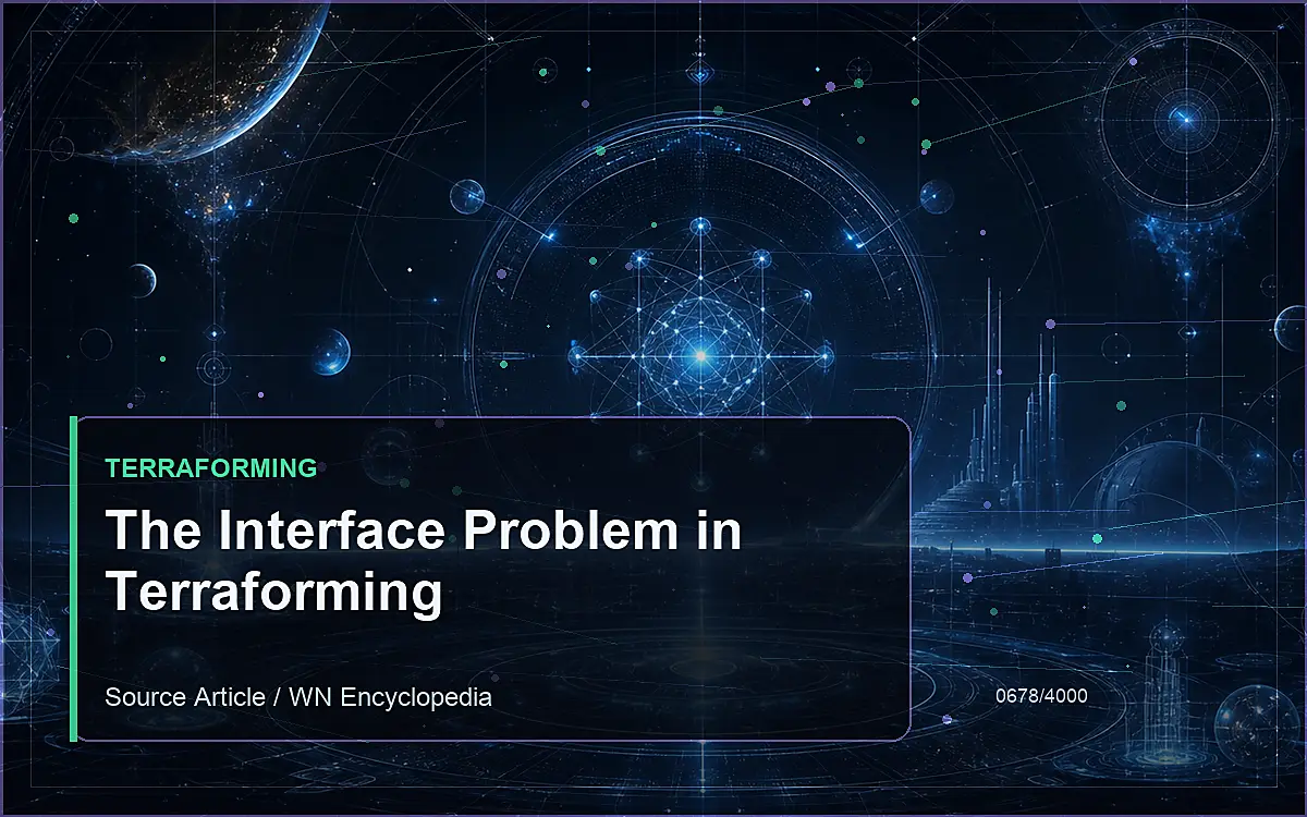 AI-generated encyclopedia reference image for The Interface Problem in Terraforming