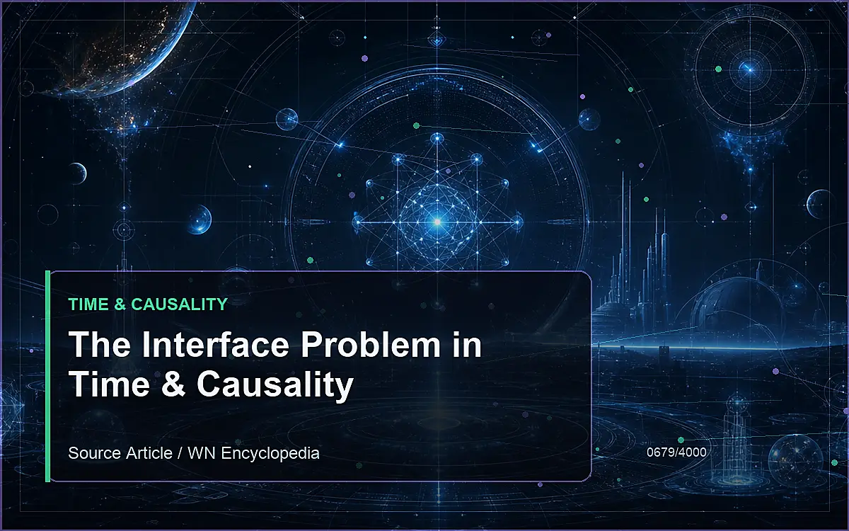 AI-generated encyclopedia reference image for The Interface Problem in Time & Causality