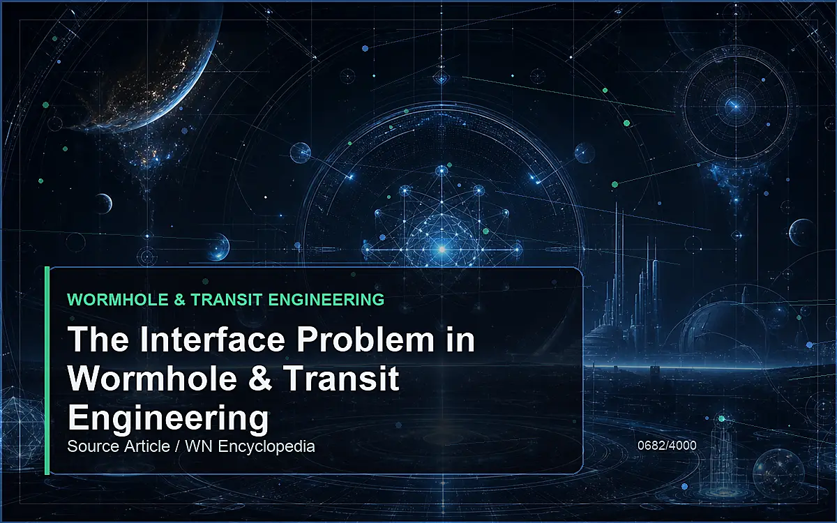 AI-generated encyclopedia reference image for The Interface Problem in Wormhole & Transit Engineering