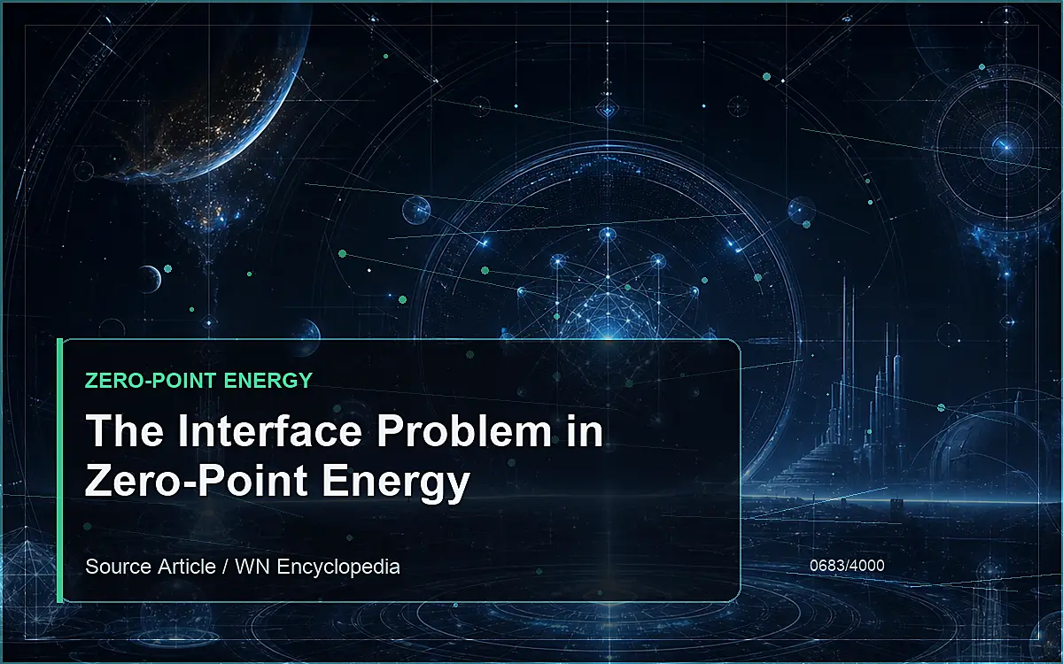 AI-generated encyclopedia reference image for The Interface Problem in Zero-Point Energy