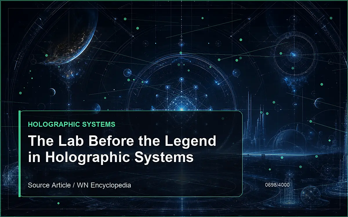 AI-generated encyclopedia reference image for The Lab Before the Legend in Holographic Systems