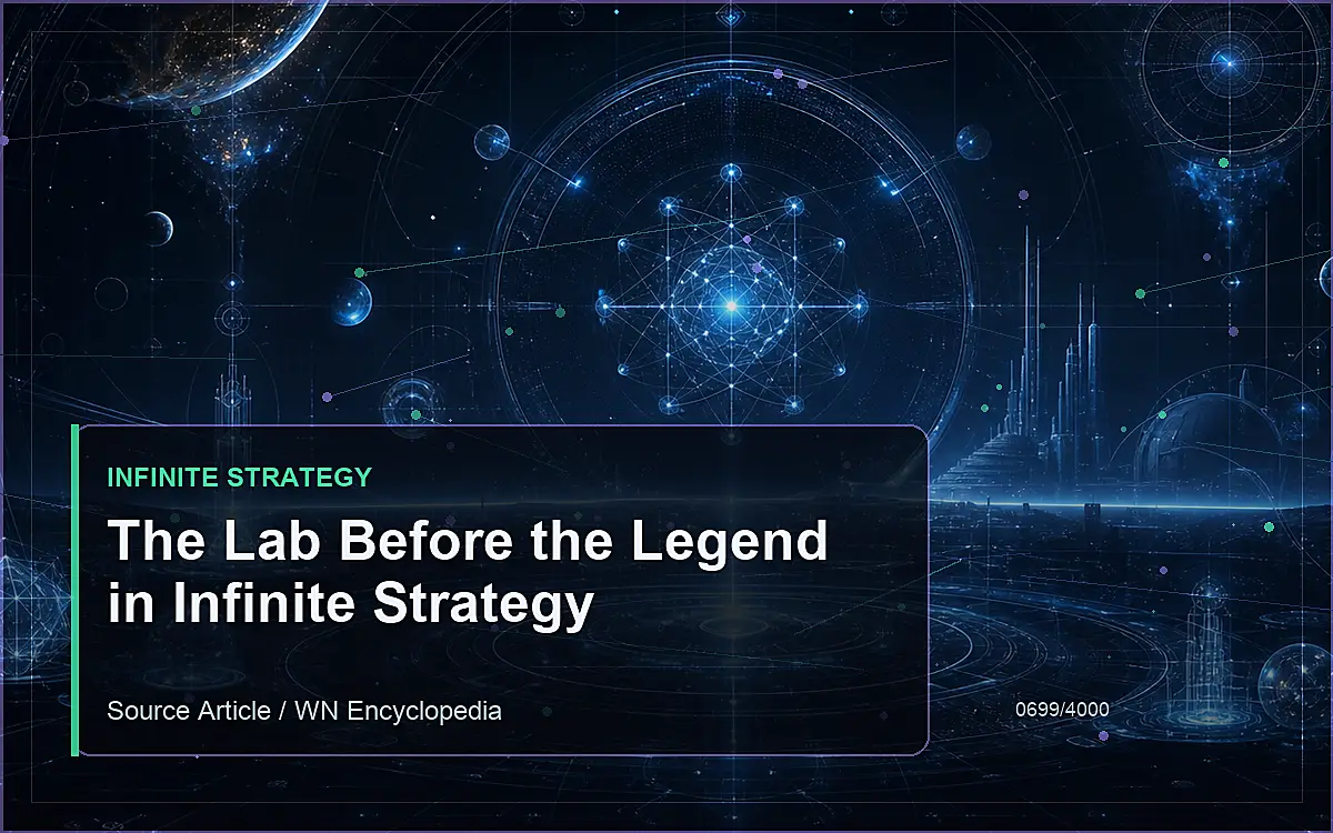AI-generated encyclopedia reference image for The Lab Before the Legend in Infinite Strategy