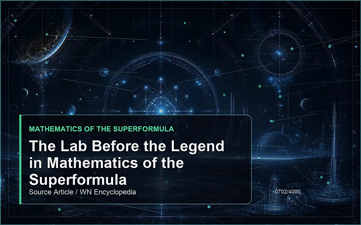 AI-generated encyclopedia reference image for The Lab Before the Legend in Mathematics of the Superformula