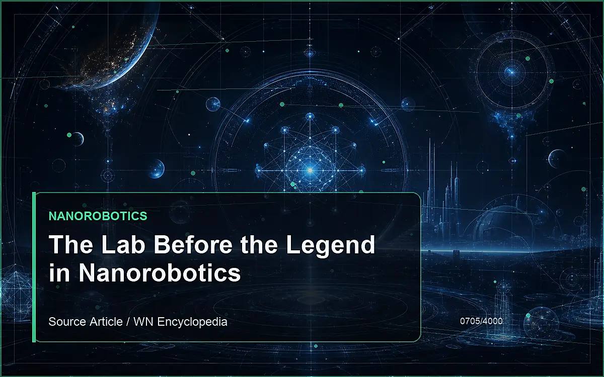 AI-generated encyclopedia reference image for The Lab Before the Legend in Nanorobotics