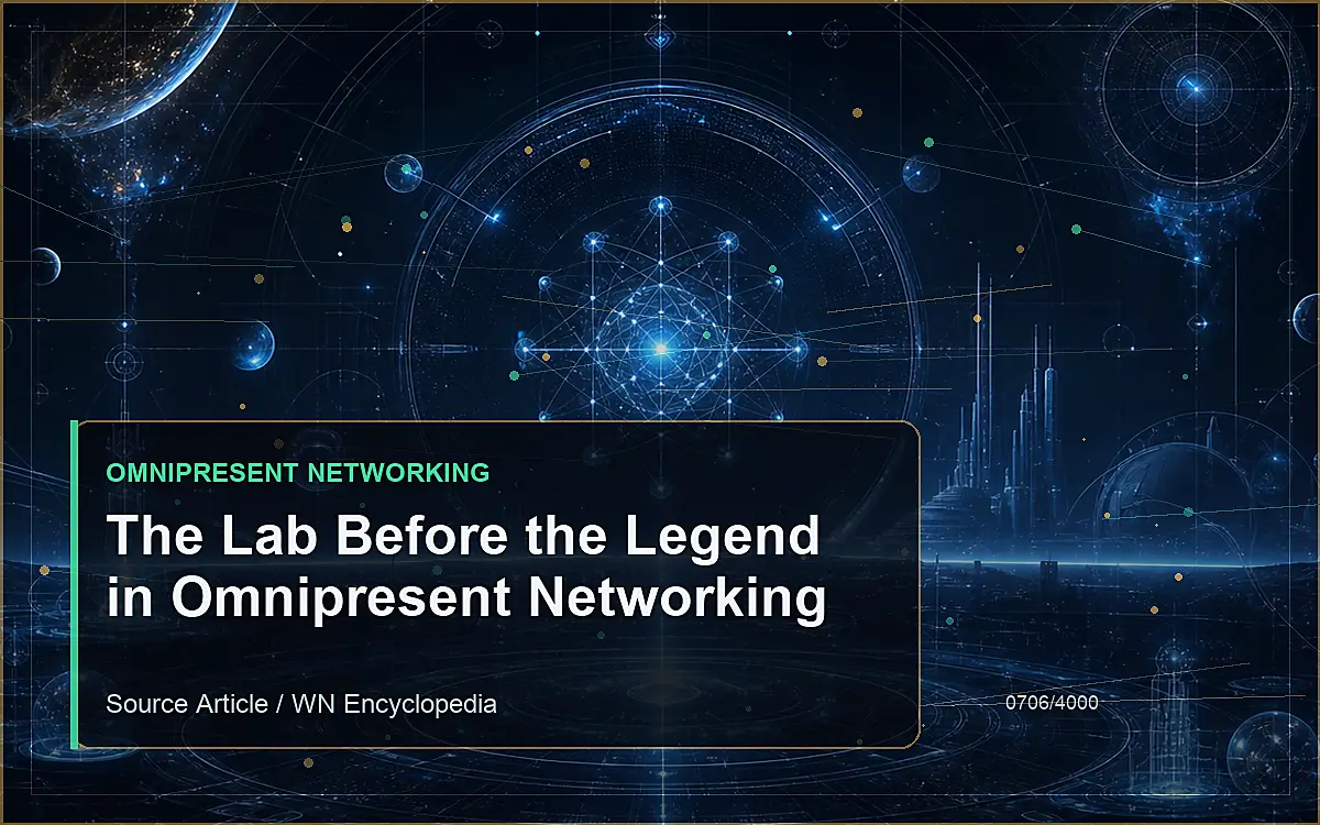 AI-generated encyclopedia reference image for The Lab Before the Legend in Omnipresent Networking