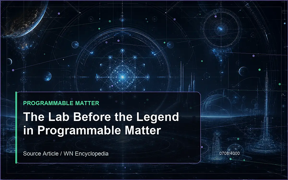 AI-generated encyclopedia reference image for The Lab Before the Legend in Programmable Matter